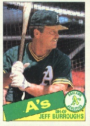 1985 Topps Baseball Cards      091      Jeff Burroughs